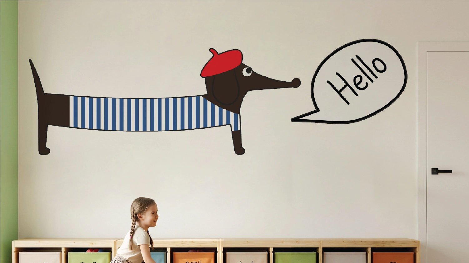 Sticker educativ Hello Mockup Sticker Hello - imagine 1